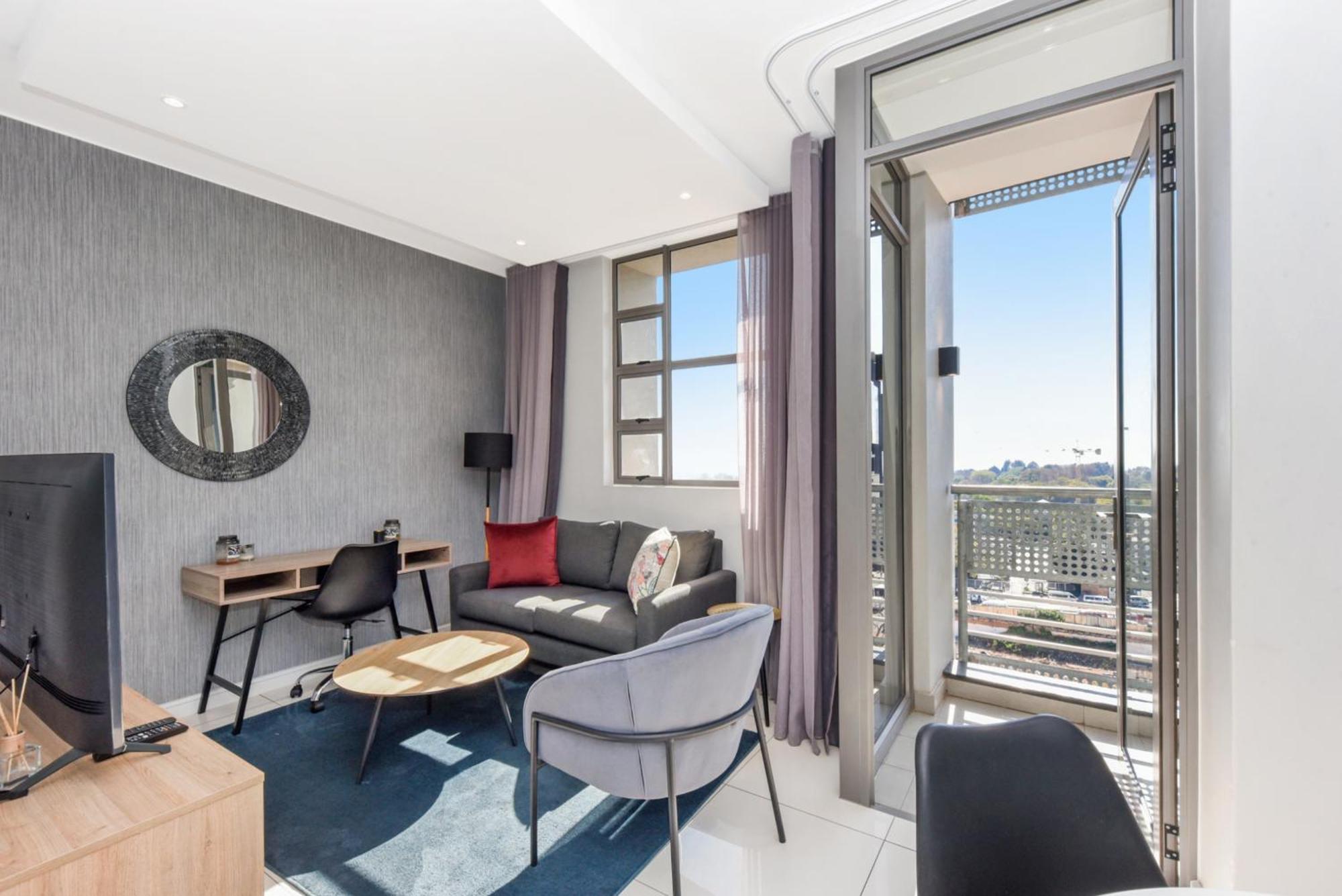 The Median Rosebank Luxury Apartment - Building With Generator Johannesburg Bagian luar foto